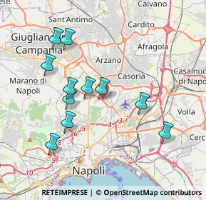 Mappa Via Privata Detta Scippa, 80144 Napoli NA, Italia (3.94182)