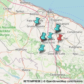 Mappa Via Galietti Capitano Nicola, 70020 Cassano delle Murge BA, Italia (10.50714)