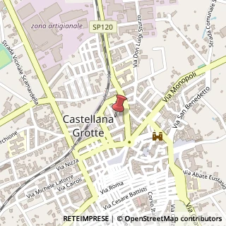 Mappa Via Don Filippo Lanzilotta, 26, 70013 Castellana Grotte, Bari (Puglia)