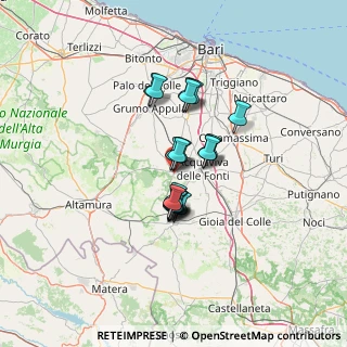 Mappa Via Carmelo Colamonico, 70020 Cassano delle Murge BA, Italia (9.3315)