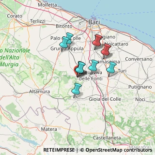 Mappa Via Carmelo Colamonico, 70020 Cassano delle Murge BA, Italia (10.19917)
