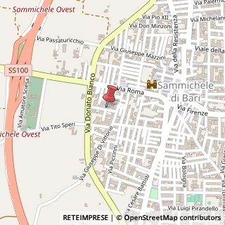 Mappa Via Silvio Pellico, 16, 70010 Sammichele di Bari BA, Italia,  Sammichele di Bari, Bari (Puglia)
