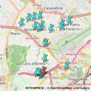 Mappa Piazza Giuseppe di Vittorio, 80144 Napoli NA, Italia (1.266)
