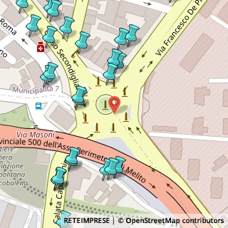 Mappa Piazza Giuseppe di Vittorio, 80144 Napoli NA, Italia (0.10571)