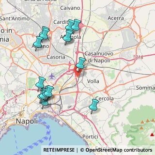 Mappa Via Coppi, 80026 Casoria NA, Italia (4.84133)