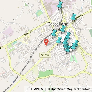 Mappa Via Giuseppe di Vagno, 70013 Castellana Grotte BA, Italia (0.56273)
