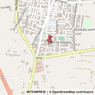 Mappa Via Konard Adenauer, 3, 70010 Sammichele di Bari, Bari (Puglia)