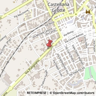 Mappa Via Putignano, 68, 70013 Castellana Grotte, Bari (Puglia)