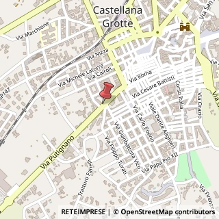 Mappa Via Putignano,  42, 70013 Castellana Grotte, Bari (Puglia)