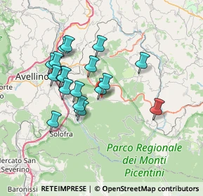 Mappa 83050 Volturara Irpina AV, Italia (6.64944)