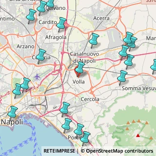 Mappa Via Deledda, 80040 Volla NA, Italia (6.5425)
