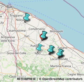 Mappa Via Giuseppe Verdi, 70013 Castellana Grotte BA, Italia (11.60824)