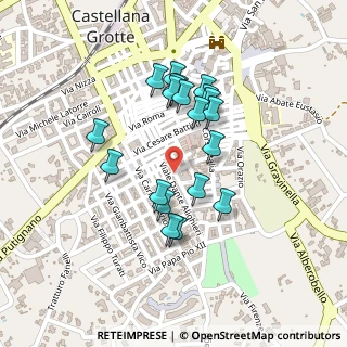 Mappa Via Nicola de Bellis, 70013 Castellana Grotte BA, Italia (0.207)