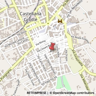 Mappa Via telesio 40, 70013 Castellana Grotte, Bari (Puglia)