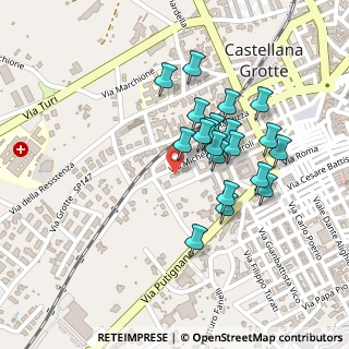 Mappa Via Michele Latorre, 70013 Castellana Grotte BA, Italia (0.21)