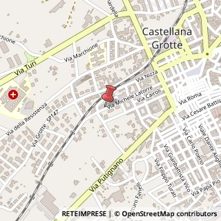 Mappa Via Michele la Torre, 72, 70013 Castellana Grotte, Bari (Puglia)