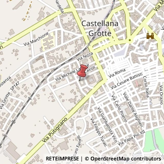 Mappa Via Francesco Valente, 21, 70013 Putignano, Bari (Puglia)