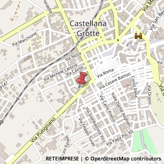 Mappa Via Enrico Fermi, 78, 70013 Castellana Grotte, Bari (Puglia)