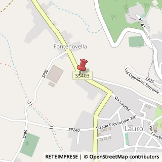 Mappa Ss403, 83023 Lauro, Avellino (Campania)