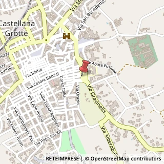 Mappa Piazza Caduti Castellanesi, 2, 70013 Castellana Grotte, Bari (Puglia)