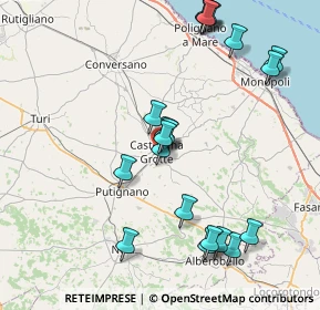 Mappa Via della Libertà, 70013 Castellana Grotte BA, Italia (9.313)