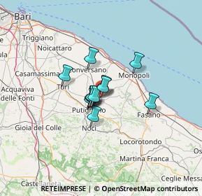 Mappa Via della Libertà, 70013 Castellana Grotte BA, Italia (7.56333)