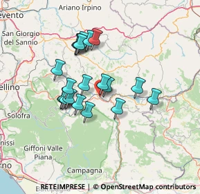 Mappa Area PIP, 83047 Lioni AV, Italia (12.121)