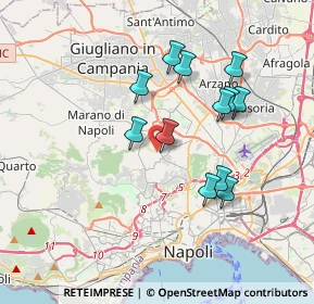 Mappa Cupa Vecchia Napoli, 80145 Napoli NA, Italia (3.47417)