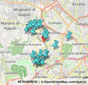 Mappa Cupa Vecchia Napoli, 80145 Napoli NA, Italia (1.7135)