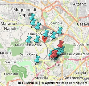Mappa Cupa Vecchia Napoli, 80145 Napoli NA, Italia (1.597)