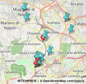 Mappa Cupa Vecchia Napoli, 80145 Napoli NA, Italia (2.29357)