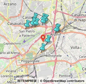 Mappa Via Cupa Arcamone, 80134 Napoli NA, Italia (1.57833)