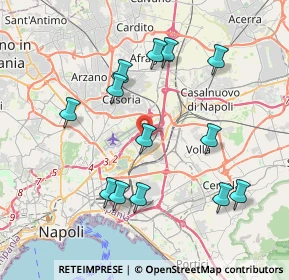 Mappa Via Cupa Arcamone, 80134 Napoli NA, Italia (4.23538)