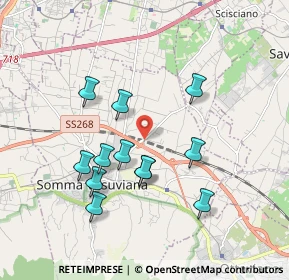 Mappa Via Cupa di Nola, 80049 Somma Vesuviana NA, Italia (1.83833)