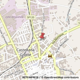Mappa Via San T. Michele Simone, 15, 70013 Castellana Grotte, Bari (Puglia)