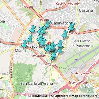 Mappa Viale delle Comete, 80144 Napoli NA, Italia (0.6665)