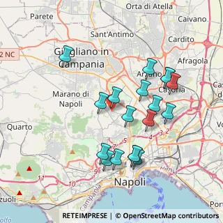 Mappa Via Ramaglia, 80145 Napoli NA, Italia (3.89667)