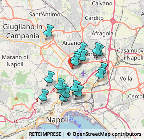 Mappa Viale Privato dello Zodiaco, 80144 Napoli NA, Italia (3.04667)