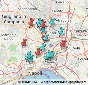 Mappa Viale Privato dello Zodiaco, 80144 Napoli NA, Italia (3.24789)