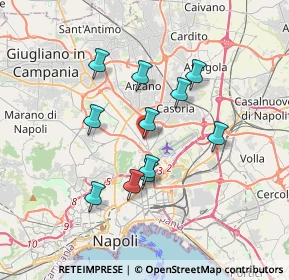 Mappa Viale Privato dello Zodiaco, 80144 Napoli NA, Italia (3.22818)