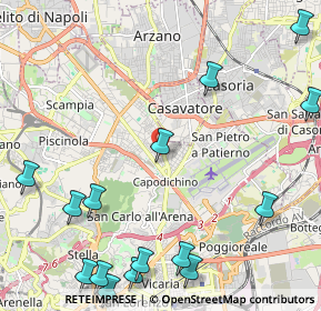 Mappa Viale Privato dello Zodiaco, 80144 Napoli NA, Italia (3.28333)