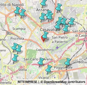 Mappa Viale Privato dello Zodiaco, 80144 Napoli NA, Italia (2.54632)