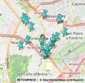 Mappa Viale Privato dello Zodiaco, 80144 Napoli NA, Italia (0.847)