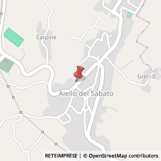 Mappa Via IV Novembre, 15, 83020 Aiello del Sabato, Avellino (Campania)