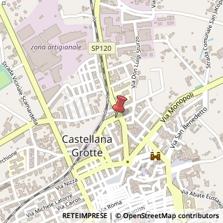 Mappa Via Michele Viterbo, 36, 70013 Castellana Grotte, Bari (Puglia)
