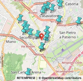 Mappa Rione Berlingieri, 80144 Napoli NA, Italia (1.0755)