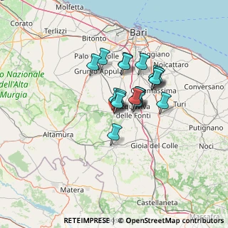 Mappa Via Thaon Di Revel, 70020 Cassano delle Murge BA, Italia (9.38)