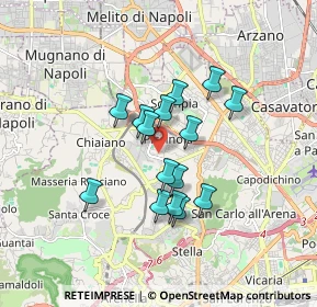 Mappa 80145 Napoli NA, Italia (1.42333)