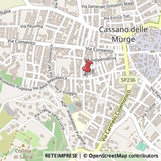 Mappa Via Mascagni, 2, 70020 Cassano delle Murge BA, Italia, 70020 Cassano delle Murge, Bari (Puglia)