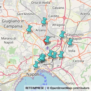 Mappa Via Nuovo Tempio, 80144 Napoli NA, Italia (3.61667)